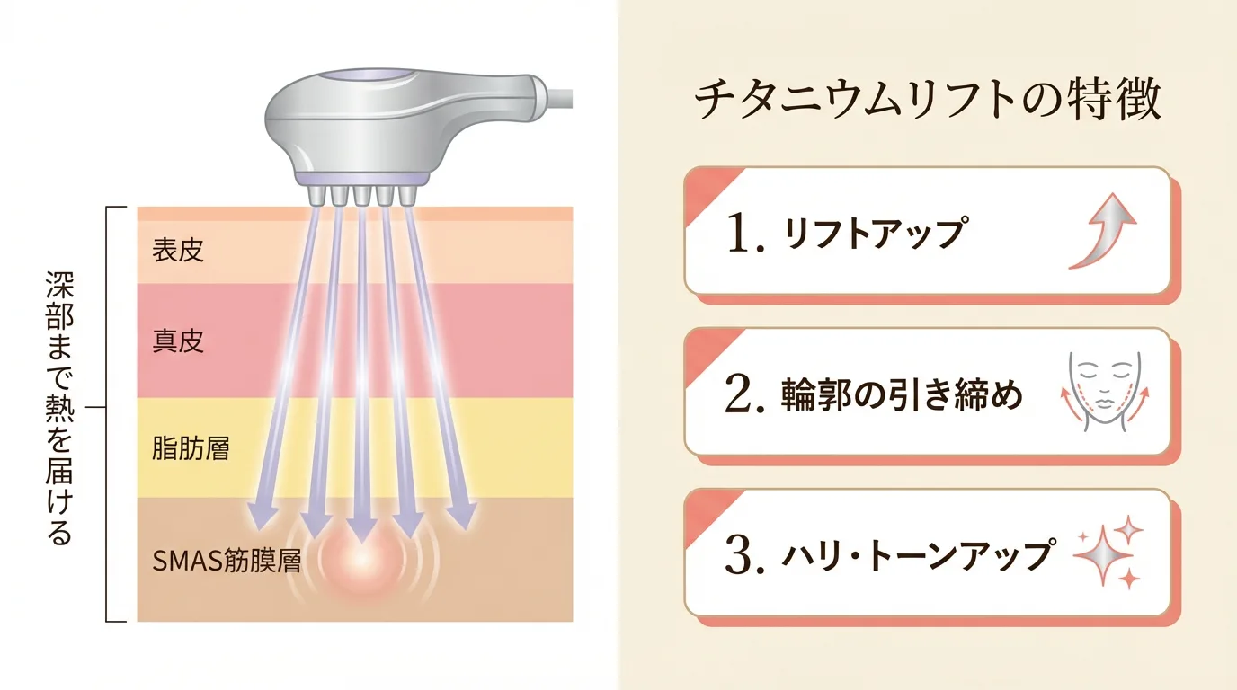 チタニウムリフトの仕組みと特徴